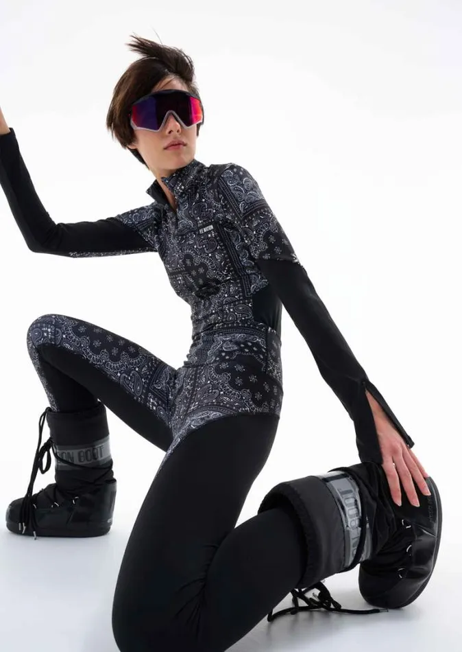 Shop NISEKO SNOW LS TOP IN BANDANA PRINT PE Nation Long Sleeve Tops