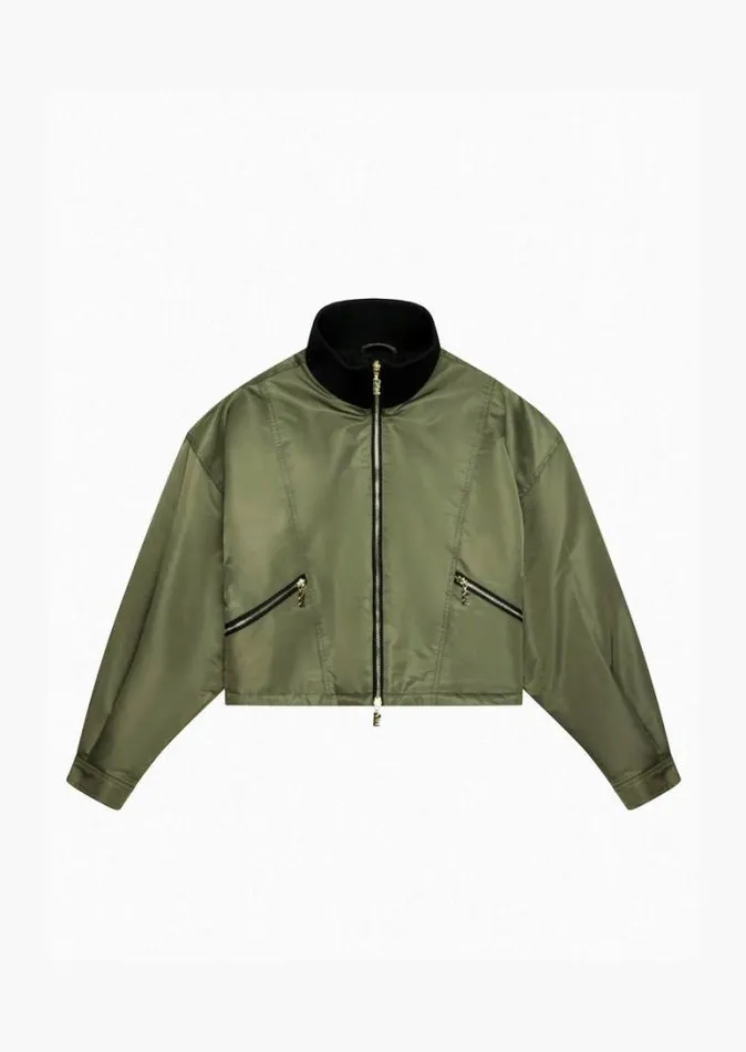 Shop OVERTIME JACKET IN KHAKI PE Nation Jackets