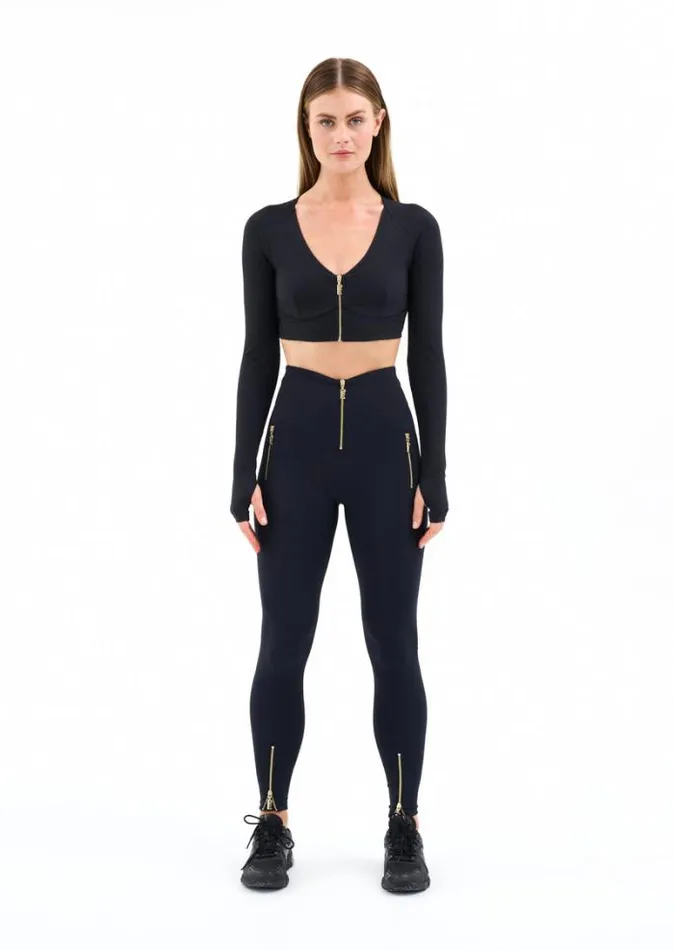 Shop PHEONIX LS TOP IN BLACK PE Nation Long Sleeve Tops