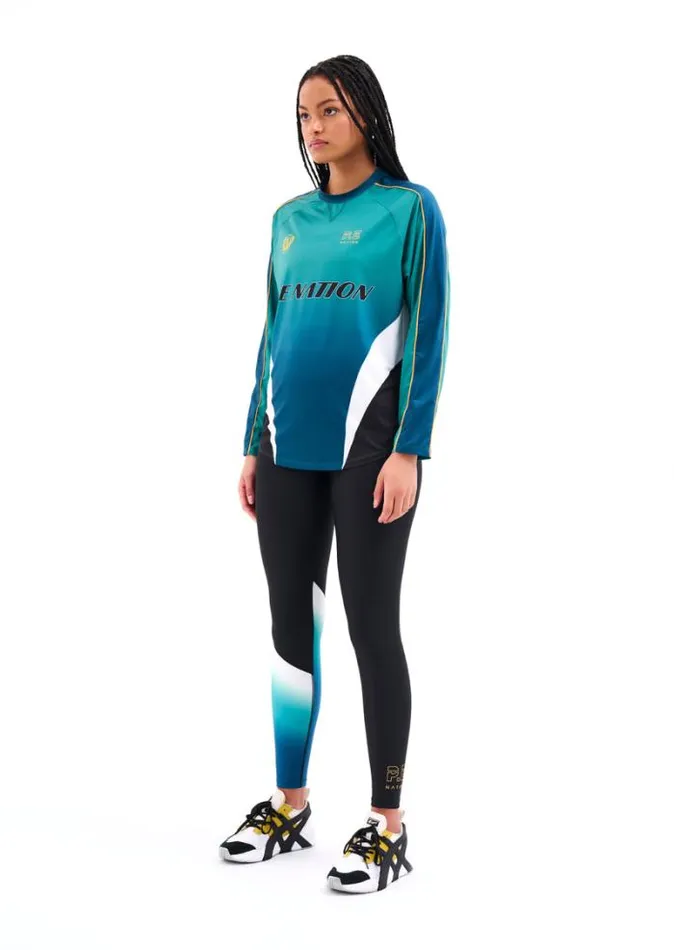 Shop QUALIFIER LEGGING IN BLACK PE Nation Leggings