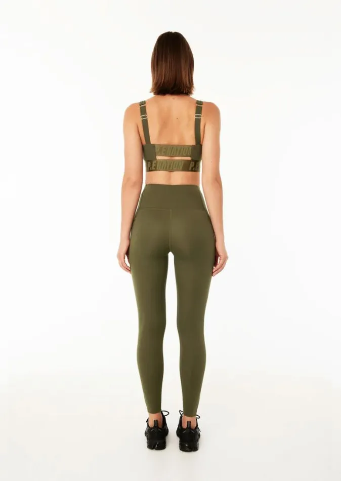 Shop RECALIBRATE 78 LEGGING IN KHAKI PE Nation Leggings