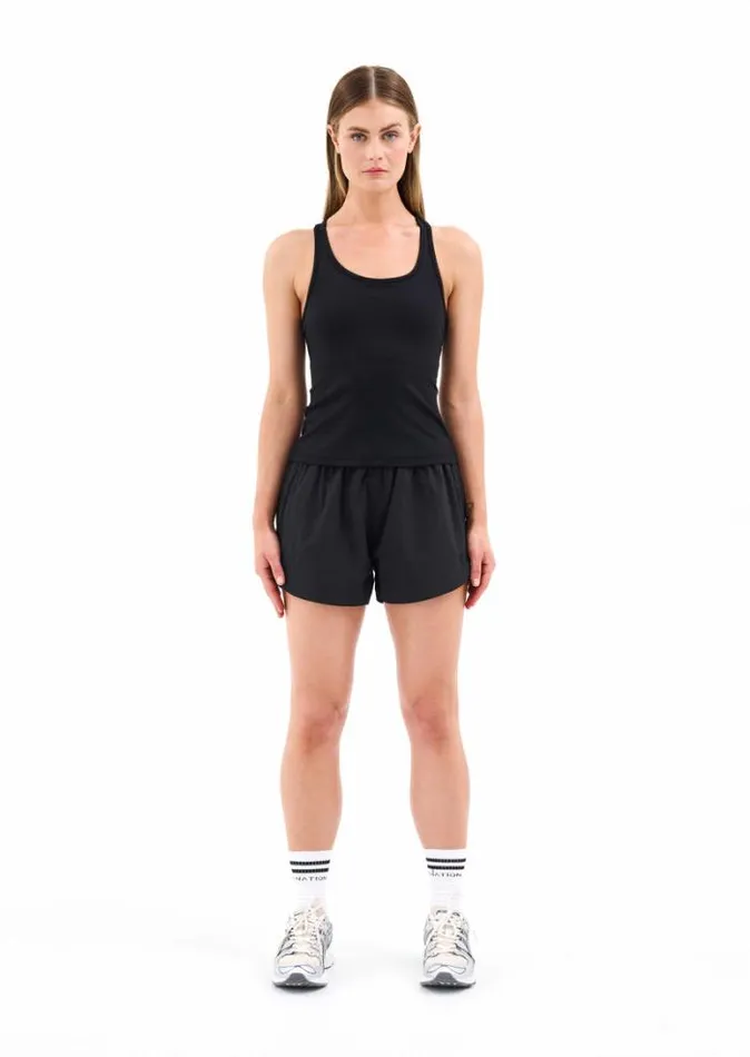 Shop RESET TANK IN BLACK PE Nation Tees and Tanks