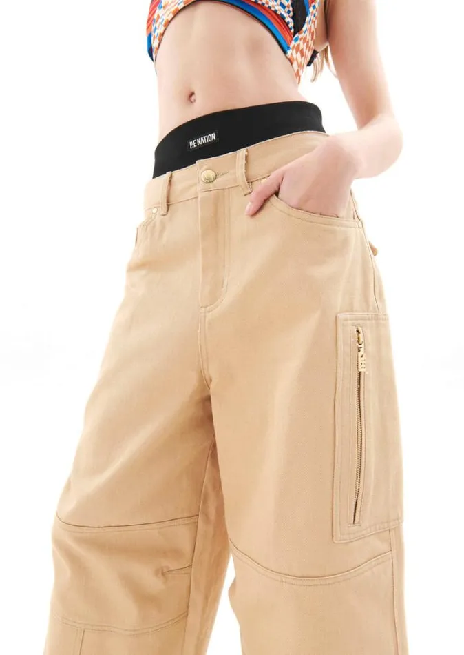 Shop SIERRA PANT IN BEIGE PE Nation Pants