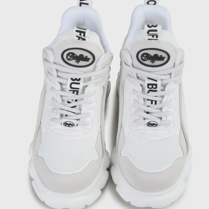Shop Sneakers BUFFALO CLD Chai White Light Grey