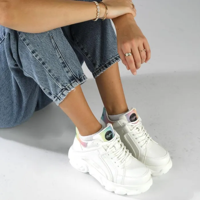 Shop Sneakers BUFFALO CLD Corin Off White