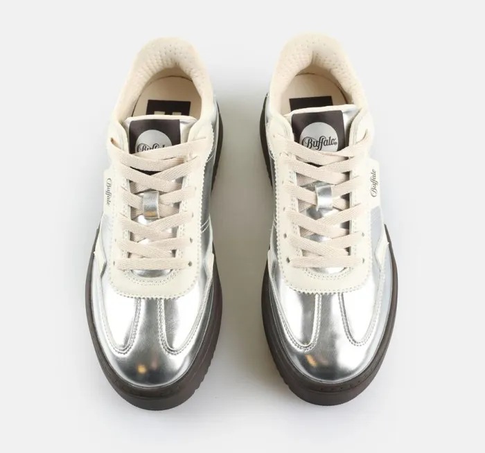 Shop Sneakers BUFFALO Rse Cmp Silvercreambrown