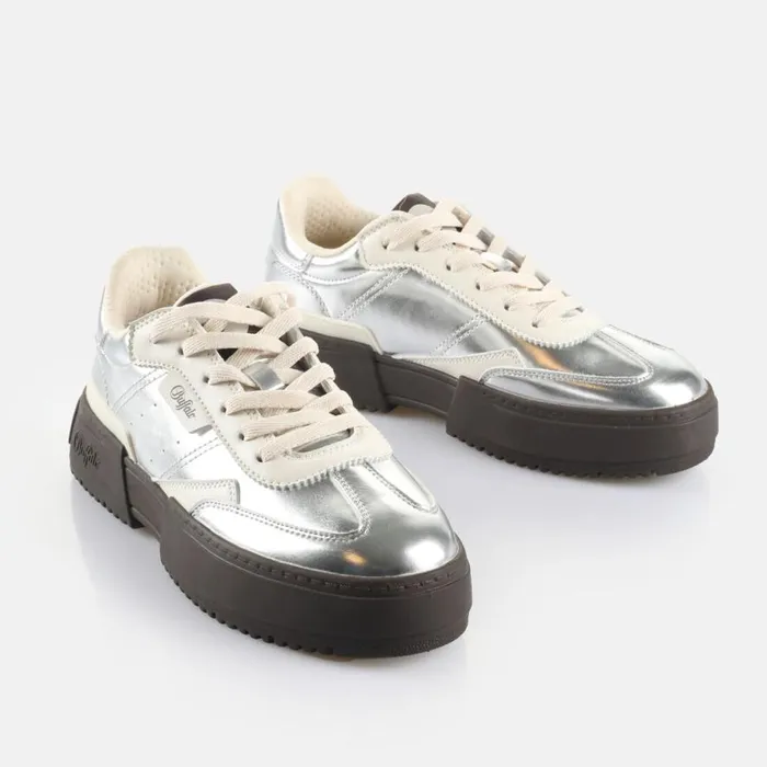 Shop Sneakers BUFFALO Rse Cmp Silvercreambrown
