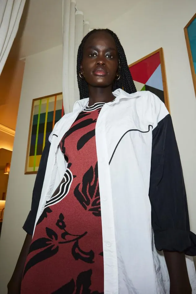 Shop STATUS LS SHIRT IN OPTIC WHITE PE Nation Long Sleeve Tops