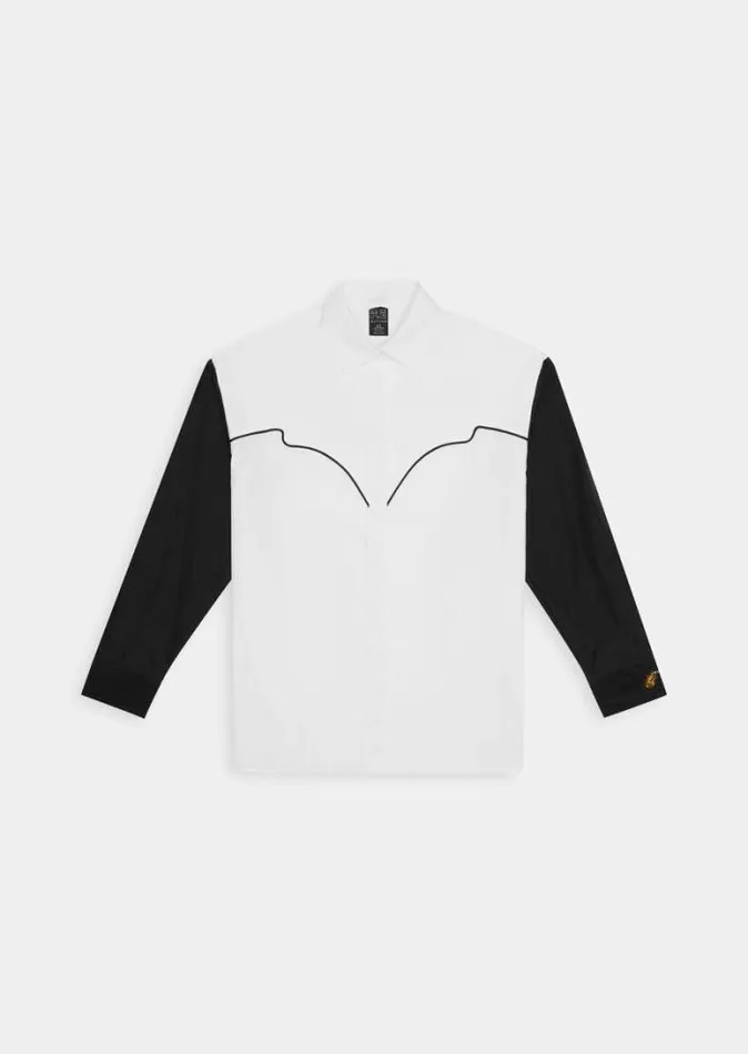 Shop STATUS LS SHIRT IN OPTIC WHITE PE Nation Long Sleeve Tops