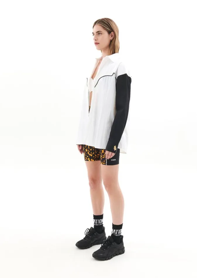 Shop STATUS LS SHIRT IN OPTIC WHITE PE Nation Long Sleeve Tops