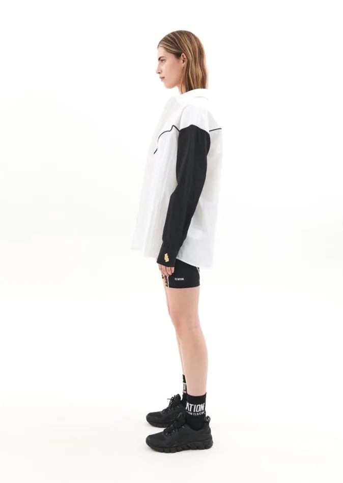 Shop STATUS LS SHIRT IN OPTIC WHITE PE Nation Long Sleeve Tops