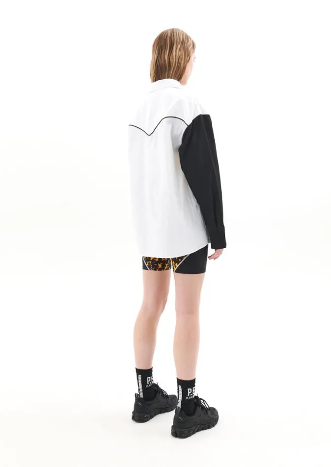 Shop STATUS LS SHIRT IN OPTIC WHITE PE Nation Long Sleeve Tops