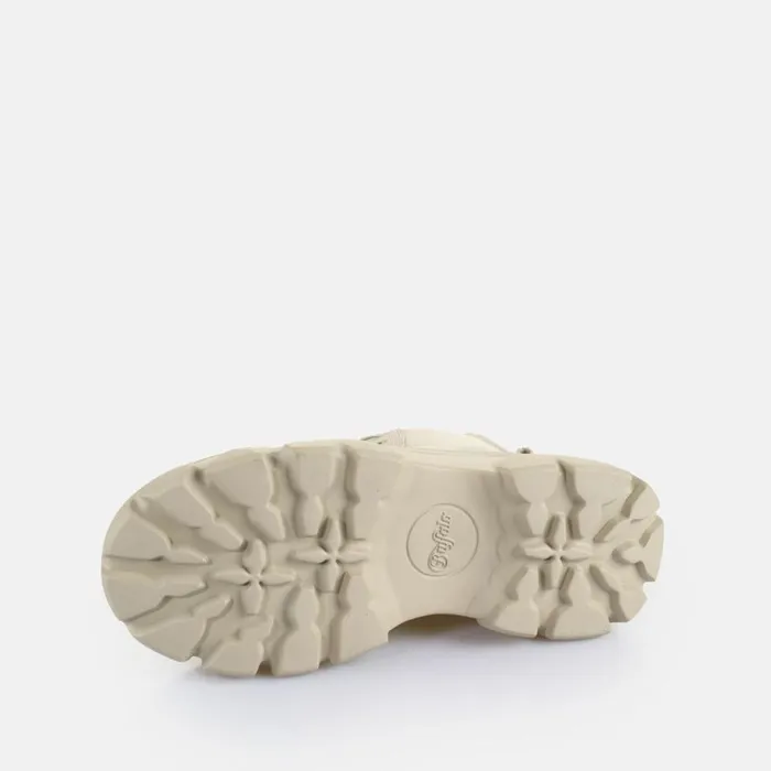 Shop Vegan Shoes BUFFALO Cade Lace Up Hi Cream