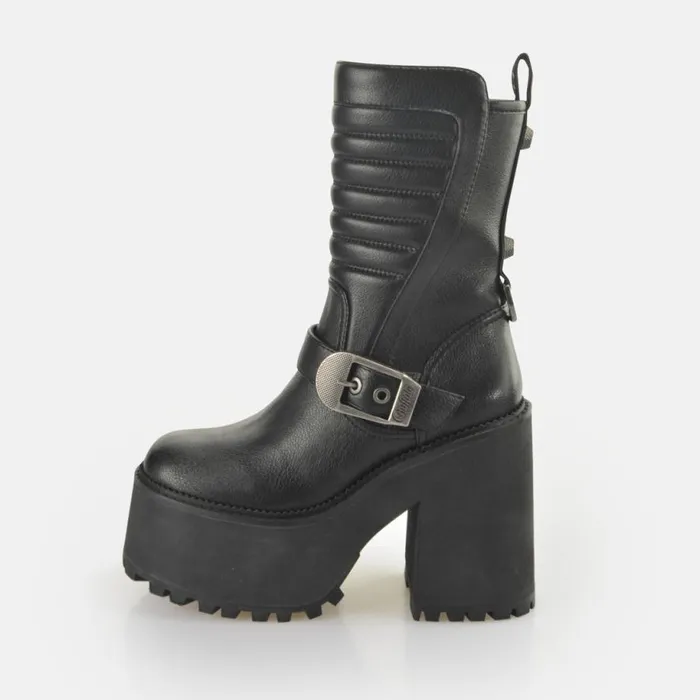 Shop Vegan Shoes BUFFALO Killah Bike Zip Black