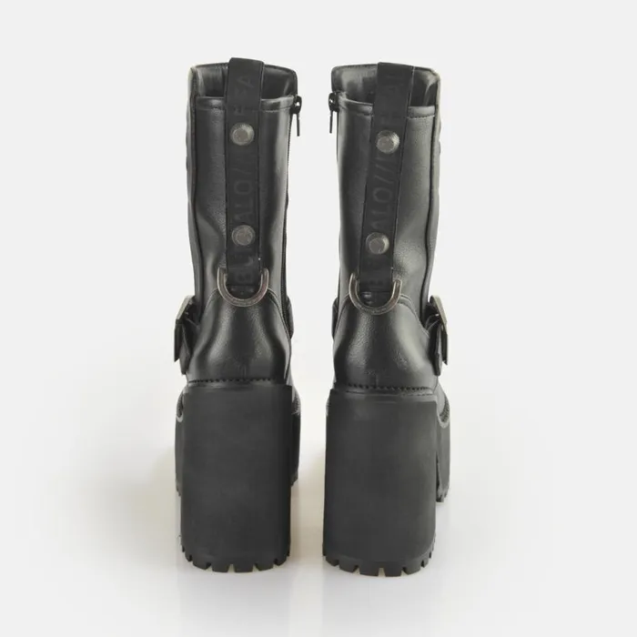 Shop Vegan Shoes BUFFALO Killah Bike Zip Black