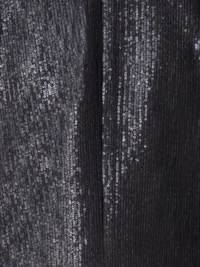 Short Boxy Silk Sequin Jacket Black Women Akris Jackets