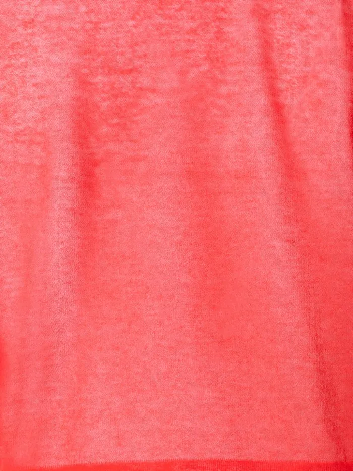 Short Cardigan In SemiSheer Cotton Blend Poppy Women Akris Knitwear