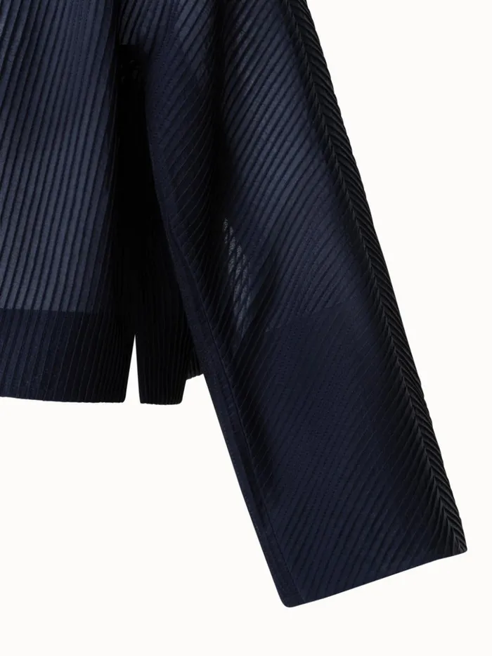 Short SemiTransparent Jacket In Cotton Black Women Akris Jackets