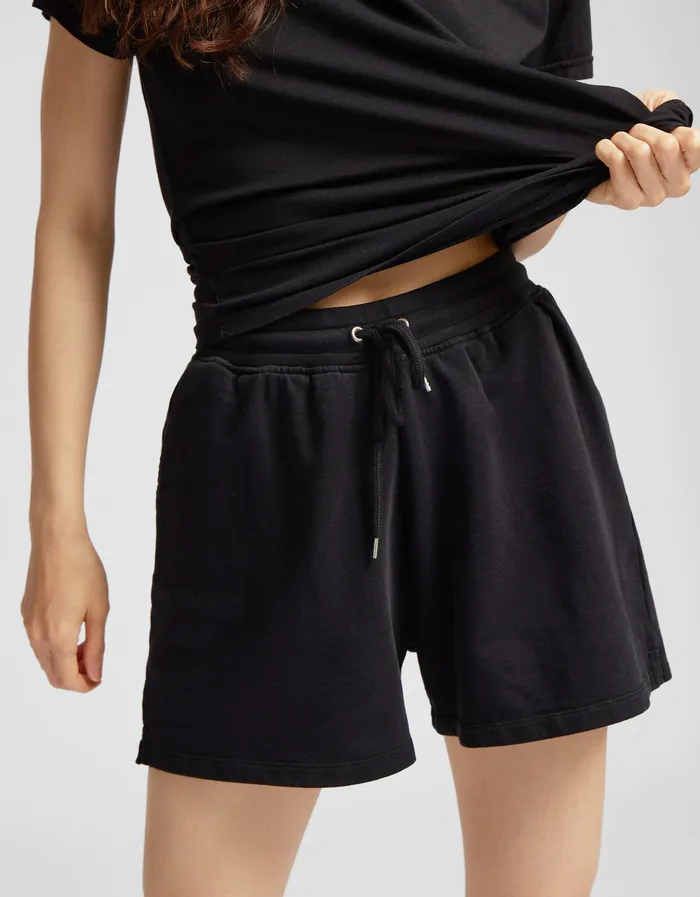 Shorts Colorfulstandard Women Women Organic Sweatshorts 8211 Sahara Camel