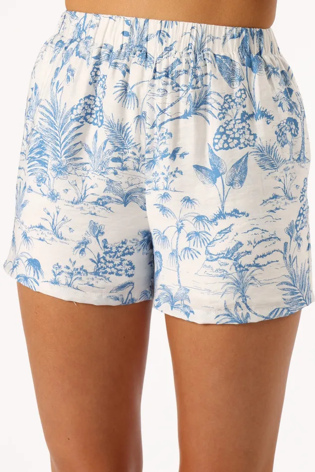 Shorts Faye Shorts 8211 WhiteBlue WhiteBlue petalandpup Women