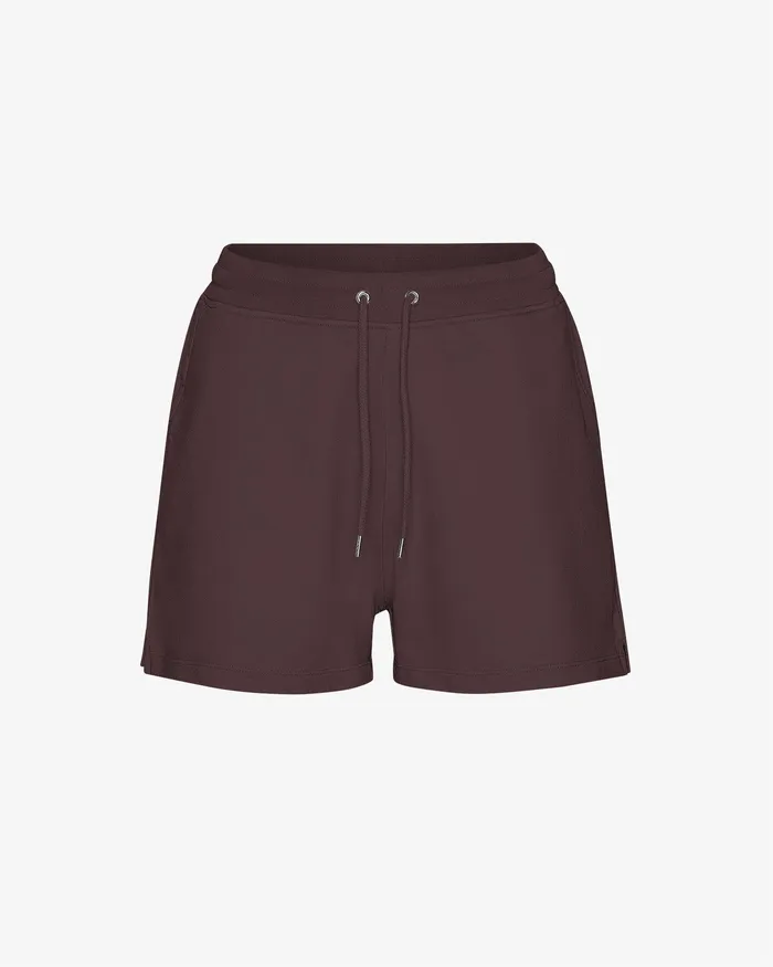 Shorts Women Colorfulstandard Women Organic Sweatshorts 8211 Oxblood Red