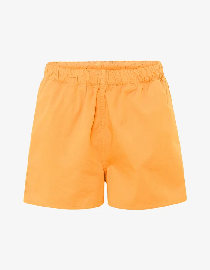 Shorts Women Organic Twill Shorts 8211 Sandstone Orange Colorfulstandard Women