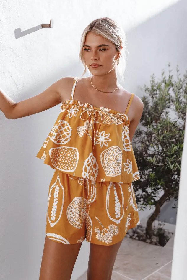 Shorts Women petalandpup Honey Shorts 8211 Yellow Yellow