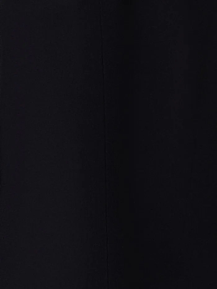 Silk Georgette Wide Leg Pants Black Women Akris Pants
