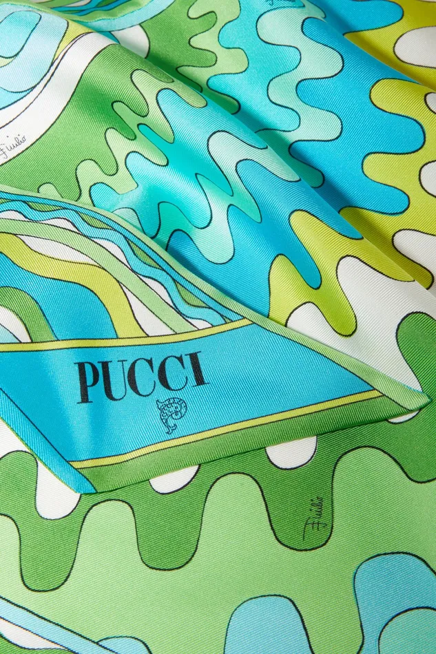 Silks Women PUCCI BersaglioPrint SilkTwill Scarf