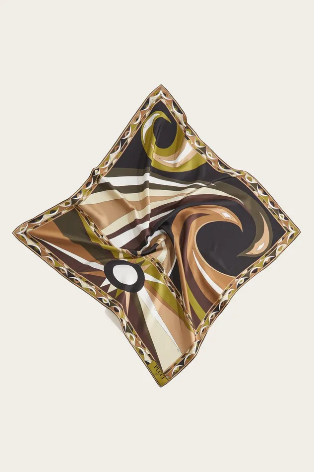 Silks Women PUCCI CigniPrint Large SilkTwill Carr