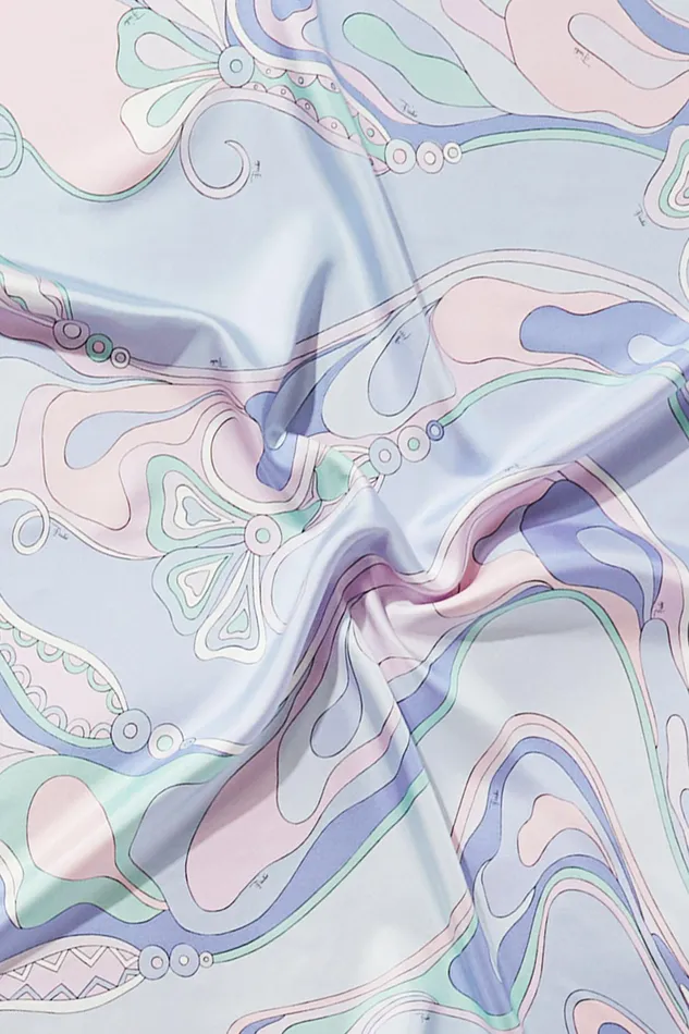Silks Women PUCCI OrchideePrint Large SilkTwill Carr