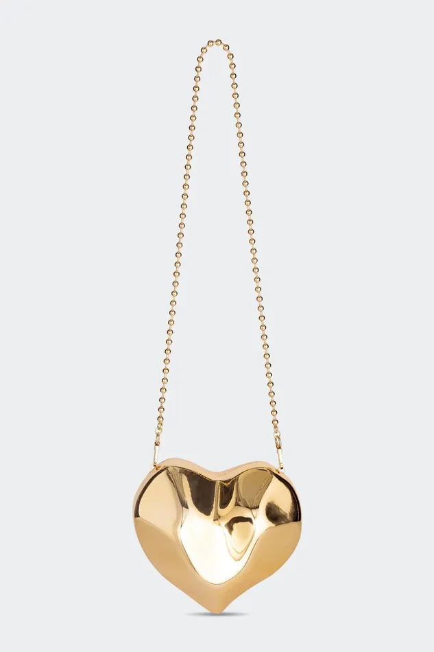 Simon Miller Bags Molded Heart Bag In Star Gold 8211 Women