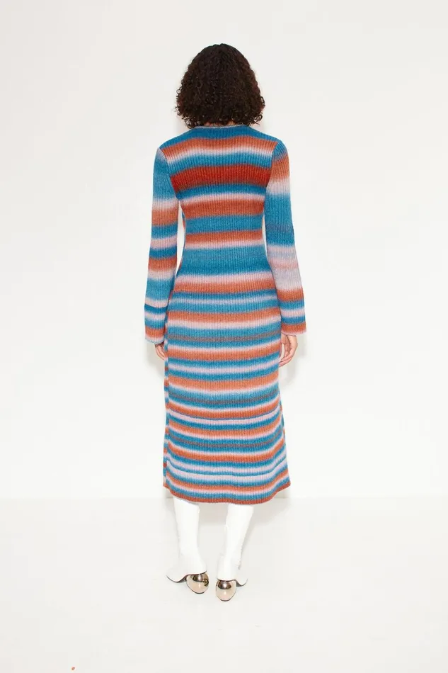 Simon Miller Dresses Axon Knit Dress In Matisse Blue Multi 8211 Women