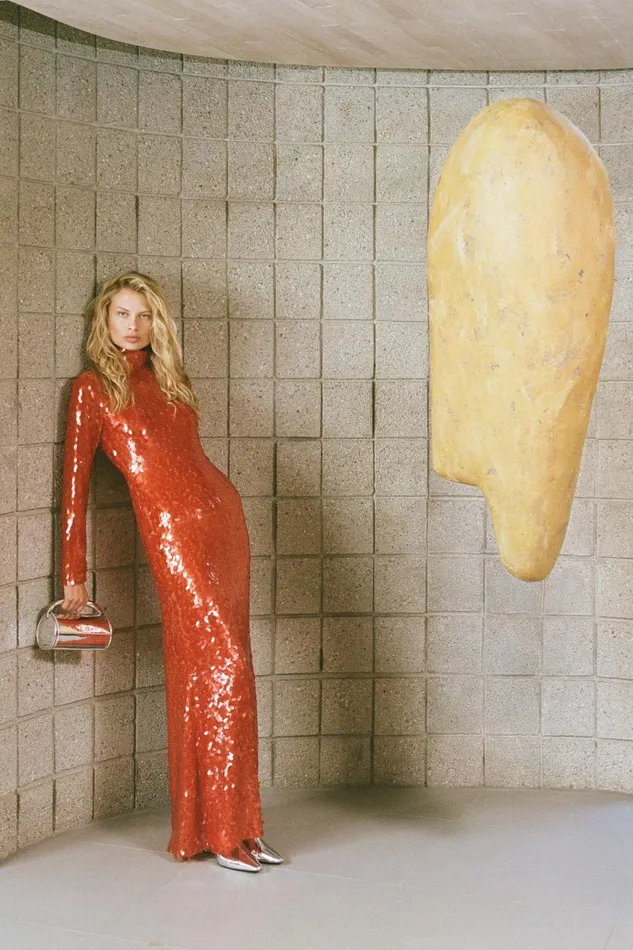 Simon Miller Dresses Sequin Sculpty Dress In Chili 8211 Women Simon Miller Dresses Sequin Sculpty Dress In Chili 8211 Women