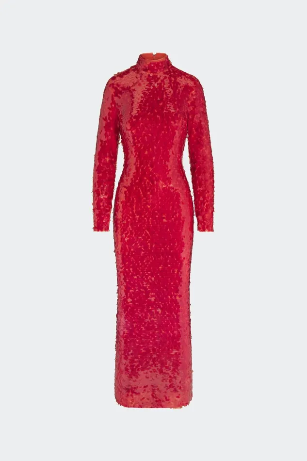 Simon Miller Dresses Sequin Sculpty Dress In Chili 8211 Women Simon Miller Dresses Sequin Sculpty Dress In Chili 8211 Women
