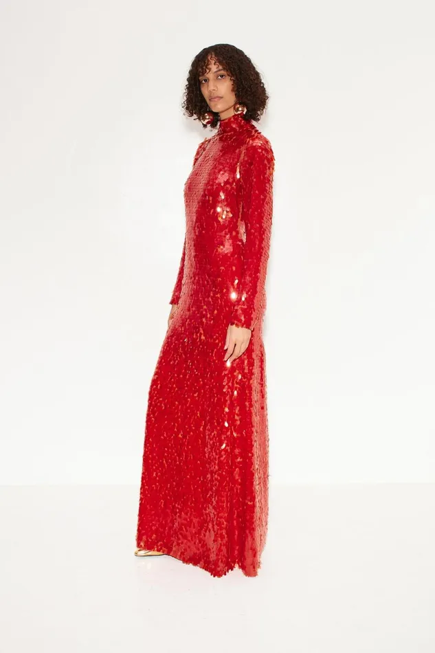 Simon Miller Dresses Sequin Sculpty Dress In Chili 8211 Women Simon Miller Dresses Sequin Sculpty Dress In Chili 8211 Women