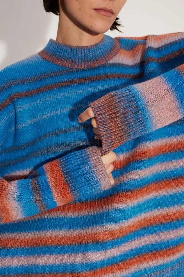 Simon Miller Knitwear Calder Knit Sweater In Matisse Blue Multi 8211 Women