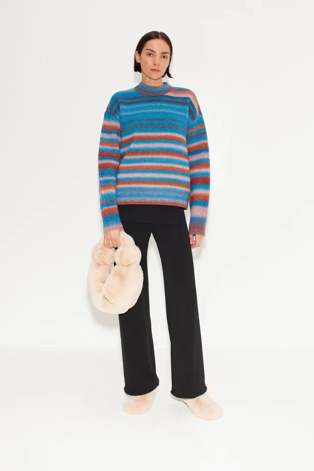 Simon Miller Knitwear Calder Knit Sweater In Matisse Blue Multi 8211 Women