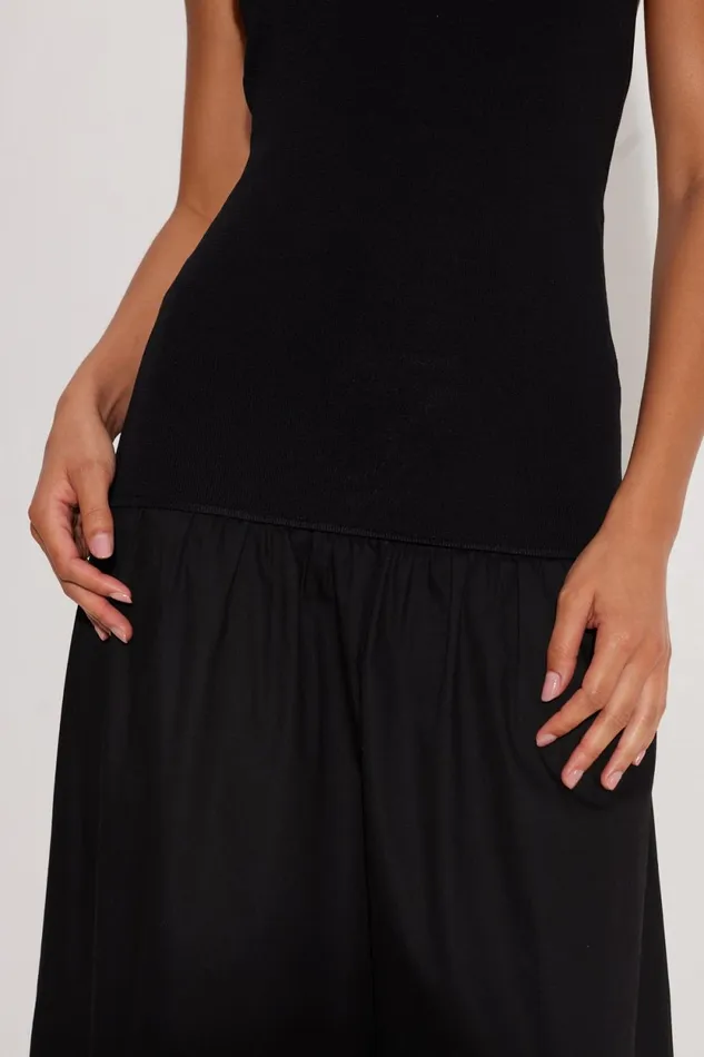 Simon Miller Poplin Junjo Combo Dress In Black 8211 Women Simon Miller Poplin Junjo Combo Dress In Black 8211 Women