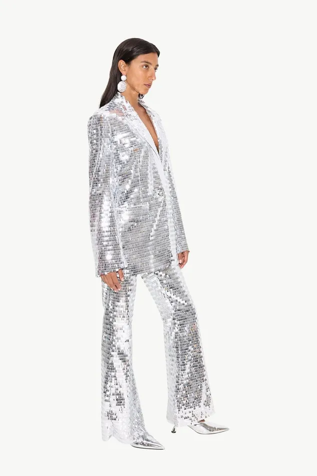 Simon Miller Sets Lennox Jacket In Satellite Silver 8211 Women Simon Miller Sets Lennox Jacket In Satellite Silver 8211 Women