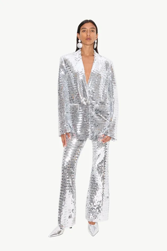 Simon Miller Sets Lennox Jacket In Satellite Silver 8211 Women Simon Miller Sets Lennox Jacket In Satellite Silver 8211 Women