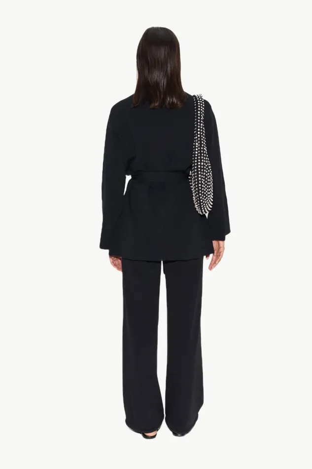Simon Miller Tops Max Belted Knit Cardigan In Black 8211 Women