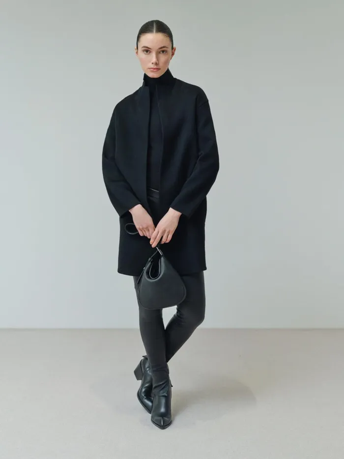 Skinny Leather Pants Black Women Akris Pants