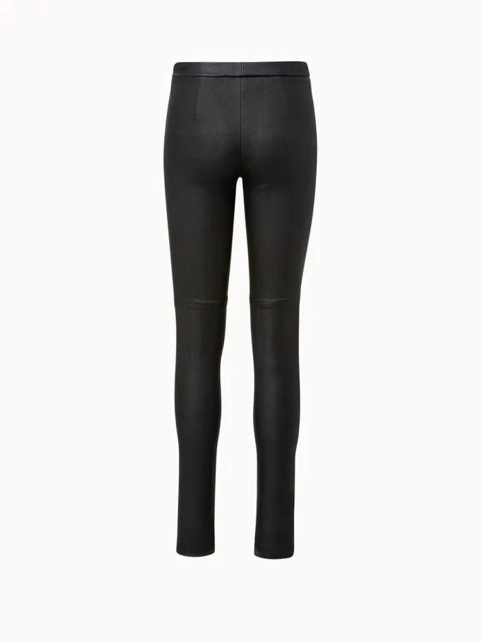 Skinny Leather Pants Black Women Akris Pants