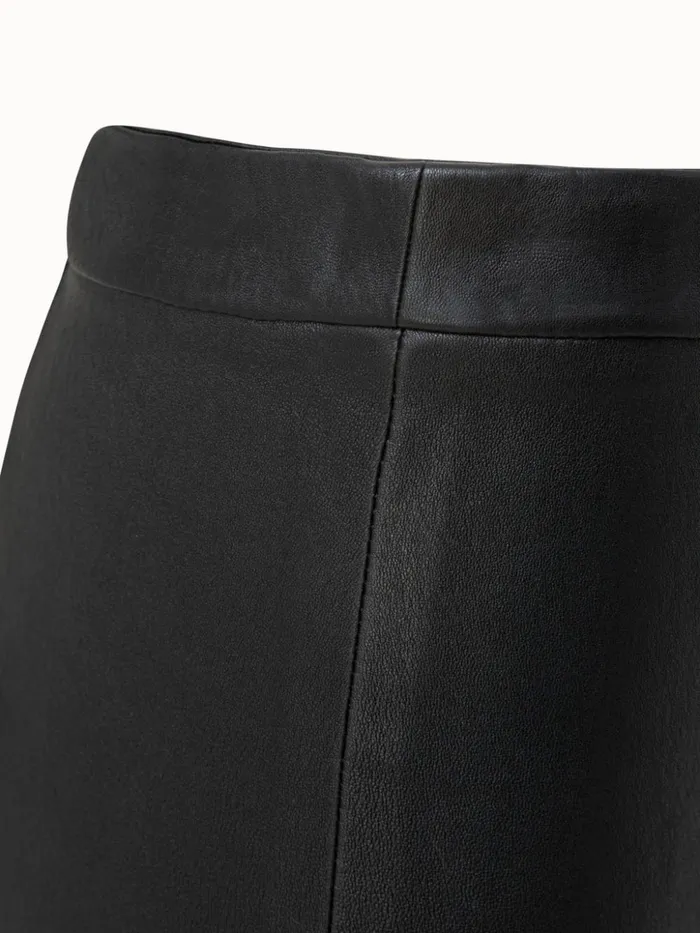 Skinny Leather Pants Black Women Akris Pants