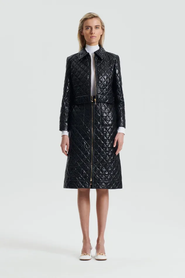 Skirts Scanlan Theodore Women QUILTED SKIRT BLACK