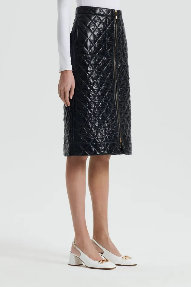 Skirts Scanlan Theodore Women QUILTED SKIRT BLACK