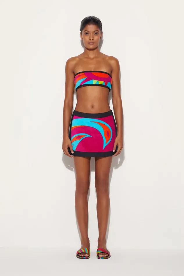 Skirts Women PUCCI CigniPrint Cotton Mini Skirt
