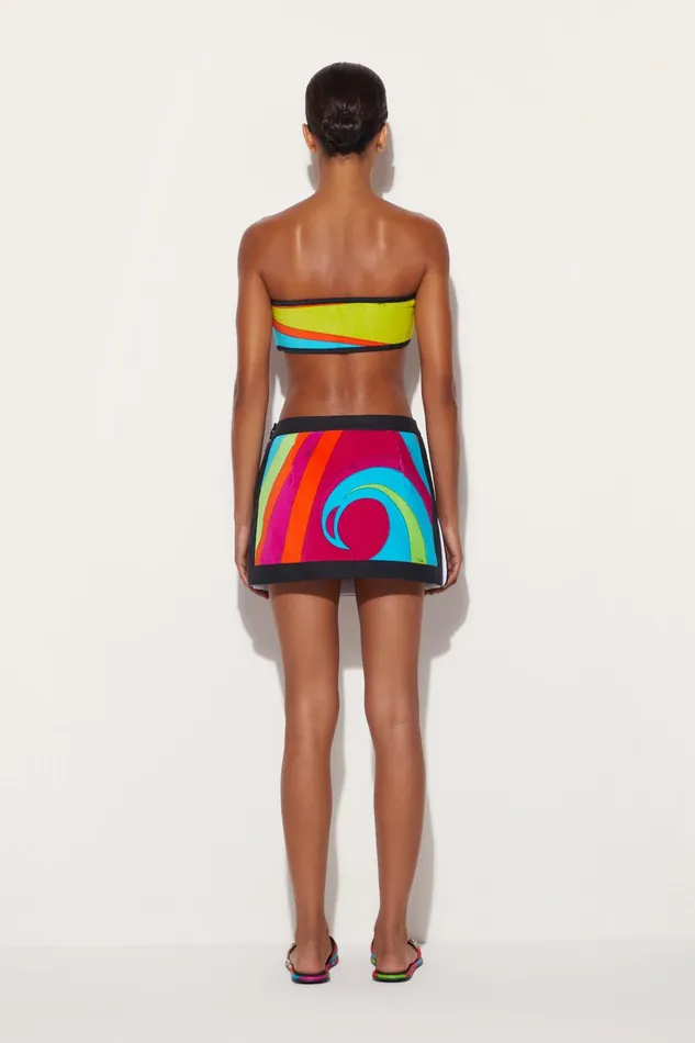 Skirts Women PUCCI CigniPrint Cotton Mini Skirt