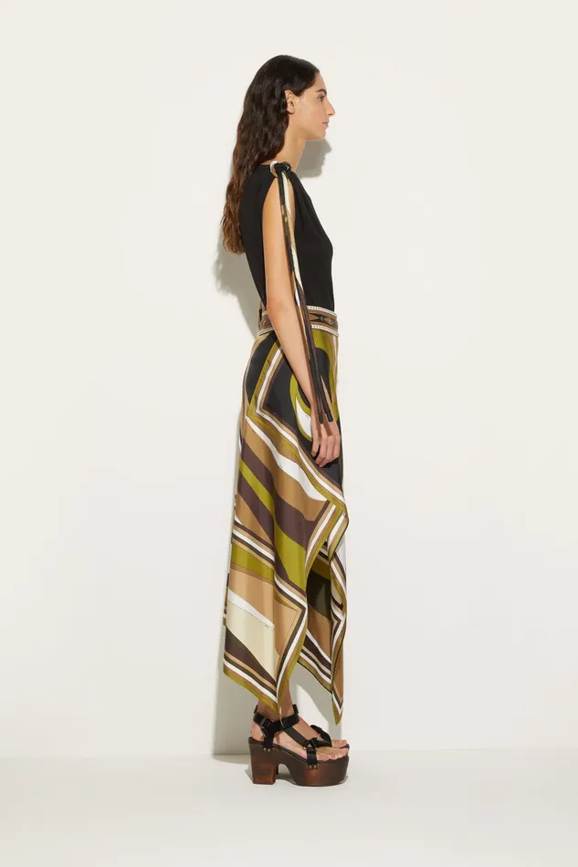 Skirts Women PUCCI CigniPrint SilkTwill Skirt